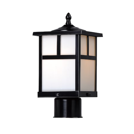 Maxim Lighting Coldwater 1-Light 6" Wide Black Outdoor Pole/Post Mount 4055WTBK